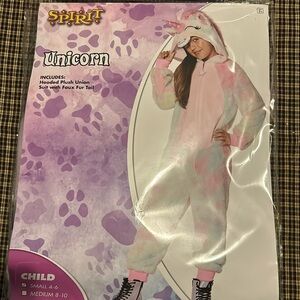 Unicorn onesie for Halloween or just to wear around the house.